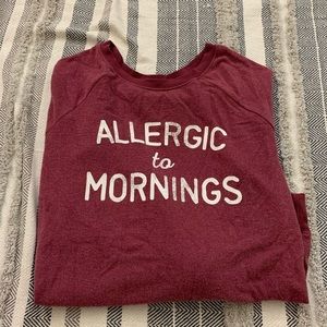 Long sleeve, light weight sweater